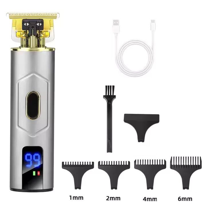 WA-2951 T Bıçak ŞarjlıSaç,Sakal,Ense,Vücut Traş Kesme Makinesi / Ergonomik Tasarım, Uzun Pil Ömrü, LED Ekran