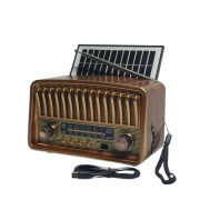 RT-852 Nostalji Solar Güneş Enerjili Bluetooth/USB/Sd kart/ Radyo mp3 Player Müzik Kutusu