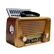 RT-836 Nostalji Solar Güneş Enerjili Bluetooth/USB/Sd kart/ Radyo mp3 Player Müzik Kutusu