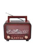 Everton Rt-754 Şömine Görünümlü Solar Güneş Enerjili Nostaljik Bluetooth/USB/Sd/aux/ Radyo Mp3 Player Müzik Kutusu