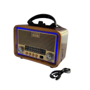 Everton RT-745 Solar Güneş Enerjili Bluetooth, Usb/Sd/Fm 3 Band Radyo Nostalji Müzik Kutusu