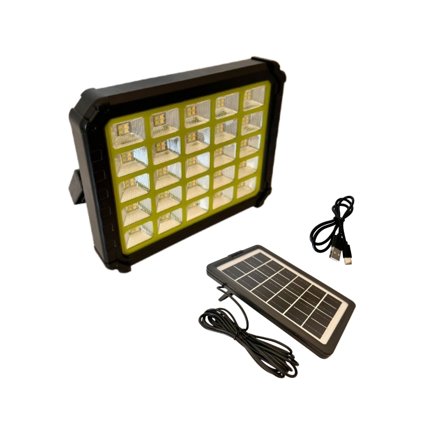 EVERTON RT-918 100W Solar LED Projektör Işık – Güneş Enerjili Şarjlı Dış Mekan Aydınlatma