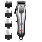 WA-2957 Balık Model Şarjlı Saç,Sakal,Ense,Vücut Traş Kesme Makinesi / Ergonomik Tasarım, Uzun Pil Ömrü, LED Ekran