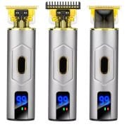 WA-2951 T Bıçak ŞarjlıSaç,Sakal,Ense,Vücut Traş Kesme Makinesi / Ergonomik Tasarım, Uzun Pil Ömrü, LED Ekran
