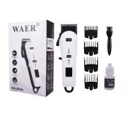 WA-809A Kuaför Şarjlı Saç,Sakal,Ense,Vücut Traş Kesme Makinesi / Ergonomik Tasarım, Uzun Pil Ömrü, LED Ekran
