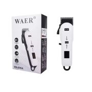 WA-809A Kuaför Şarjlı Saç,Sakal,Ense,Vücut Traş Kesme Makinesi / Ergonomik Tasarım, Uzun Pil Ömrü, LED Ekran