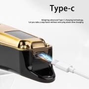 WA-0103 Kuru Kafalı Saç,Sakal,Ense,Vücut Traş Kesme Makinesi / Ergonomik Tasarım, Uzun Pil Ömrü, LED Ekran