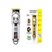WA-0103 Kuru Kafalı Saç,Sakal,Ense,Vücut Traş Kesme Makinesi / Ergonomik Tasarım, Uzun Pil Ömrü, LED Ekran