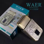 WA-093 Süper Şarjlı Sakal,Ense,Vücut Traş Kesme Makinesi / Ergonomik Tasarım, Uzun Pil Ömrü, LED Ekran