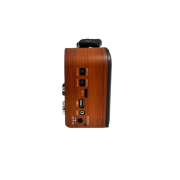 Everton RT-670 Retro Bluetooth Radyo Saatli Hoparlör | USB, SD Kart, FM Radyo, Şarjlı