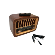 EVERTON RT-775 Retro Tasarımlı FM/AM/SW 3 Band Radyo - USB/TF Kart Girişli, Şarjlı Müzik Çalar