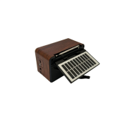 Retro Tasarımlı RT-660 AM/FM/SW 3 Band Radyolu Bluetooth Hoparlör - Güneş Paneli Destekli, USB/TF Müzik Çalar Özellikli