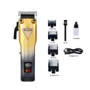 WA-0208 Profesyonel Şarjlı Saç,Sakal,Ense,Vücut Traş Kesme Makinesi / Ergonomik Tasarım, Uzun Pil Ömrü, LED Ekran