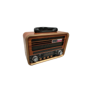 RT-708 Retro Radyo Bluetooth Hoparlör – Solar (Güneş Enerjili) Şarjlı, USB/SD Kart Girişli, TWS Destekli, 3 Bant Radyo