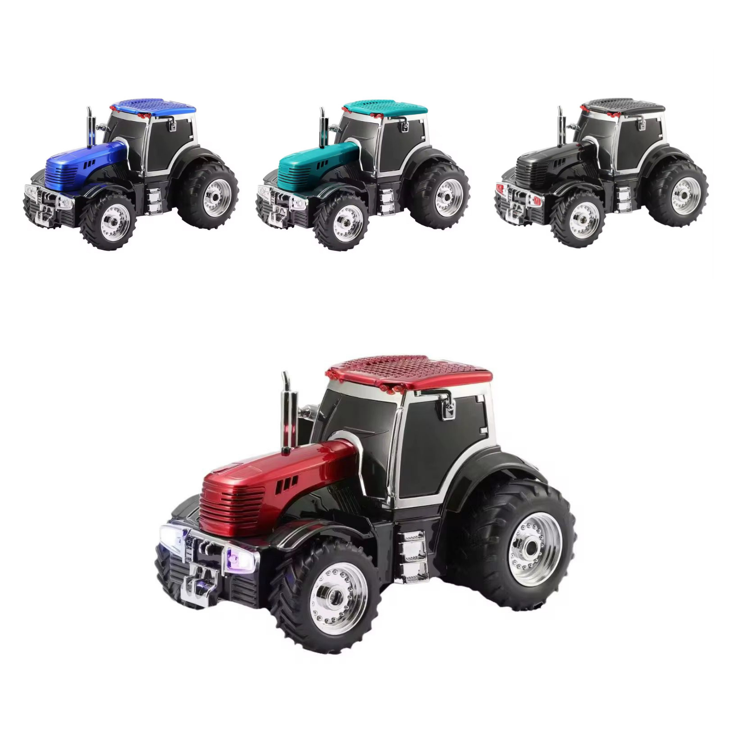 Everton RT-1973 Traktör Tasarımlı Araba Görünümlü Bluetooth Hoparlör – TF Kart / USB / FM Destekli