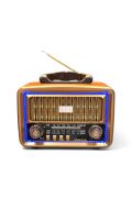 Everton Rt-683 / Solar Güneş Enerjili / Nostalji Bluetooth/USB/Sd/ Radyo Mp3 Player Müzik Kutusu