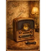 Everton RT-743 / Klasik Retro , Nostalji Bluetooth/USB/Sd/ Radyo Mp3 Player Müzik Kutusu