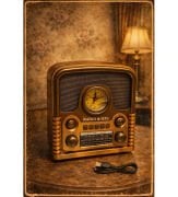 Everton RT-743 / Klasik Retro , Nostalji Bluetooth/USB/Sd/ Radyo Mp3 Player Müzik Kutusu