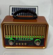 Everton RT-774 / Klasik Retro Solar Enerjili , Fenerli ,Nostalji Bluetooth/USB/Sd/ Radyo Mp3 Player Müzik Kutusu