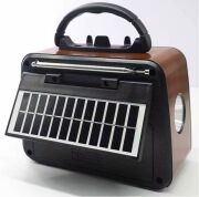 Everton RT-771 / Klasik Retro , Solar Enerjili , LEDLİ , Fenerli , Nostalji Bluetooth/USB/Sd/ Radyo Mp3 Player Müzik Kutusu