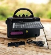 Everton RT-737 / Şık Tasarımlı Saatli ,Klasik Retro , Solar Enerjili ,Nostalji Bluetooth/USB/Sd/ Radyo Mp3 Player Müzik Kutusu