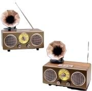 Everton RT-748 Şık Tasarımlı Gramafon Görünümlü Klasik Retro Nostalji Bluetooth/USB/Sd/ Radyo Mp3 Player Müzik Kutusu