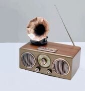 Everton RT-748 Şık Tasarımlı Gramafon Görünümlü Klasik Retro Nostalji Bluetooth/USB/Sd/ Radyo Mp3 Player Müzik Kutusu