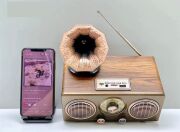 Everton RT-748 Şık Tasarımlı Gramafon Görünümlü Klasik Retro Nostalji Bluetooth/USB/Sd/ Radyo Mp3 Player Müzik Kutusu