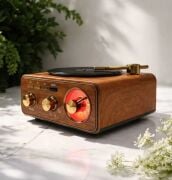 Everton RT-712 Özel Plak Tasarım Klasik Retro Nostalji Bluetooth/USB/Sd/ Radyo Mp3 Player Müzik Kutusu