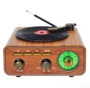 Everton RT-712 Özel Plak Tasarım Klasik Retro Nostalji Bluetooth/USB/Sd/ Radyo Mp3 Player Müzik Kutusu