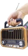 Everton RT-685 Klasik Retro Solar Enerjili , Nostalji Bluetooth/USB/Sd/ Radyo Mp3 Player Müzik Kutusu