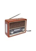 Everton RT-333 Klasik Retro Solar Enerjili , Nostalji Bluetooth/USB/Sd/ Radyo Mp3 Player Müzik Kutusu