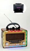 Everton RT-763 Klasik Retro Solar Enerjili , Nostalji Bluetooth/USB/Sd/ Radyo Mp3 Player Müzik Kutusu