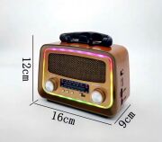 Everton RT-730 Klasik Retro , Solar Enerjili , LEDLİ , Fenerli , Nostalji Bluetooth/USB/Sd/ Radyo Mp3 Player Müzik Kutusu