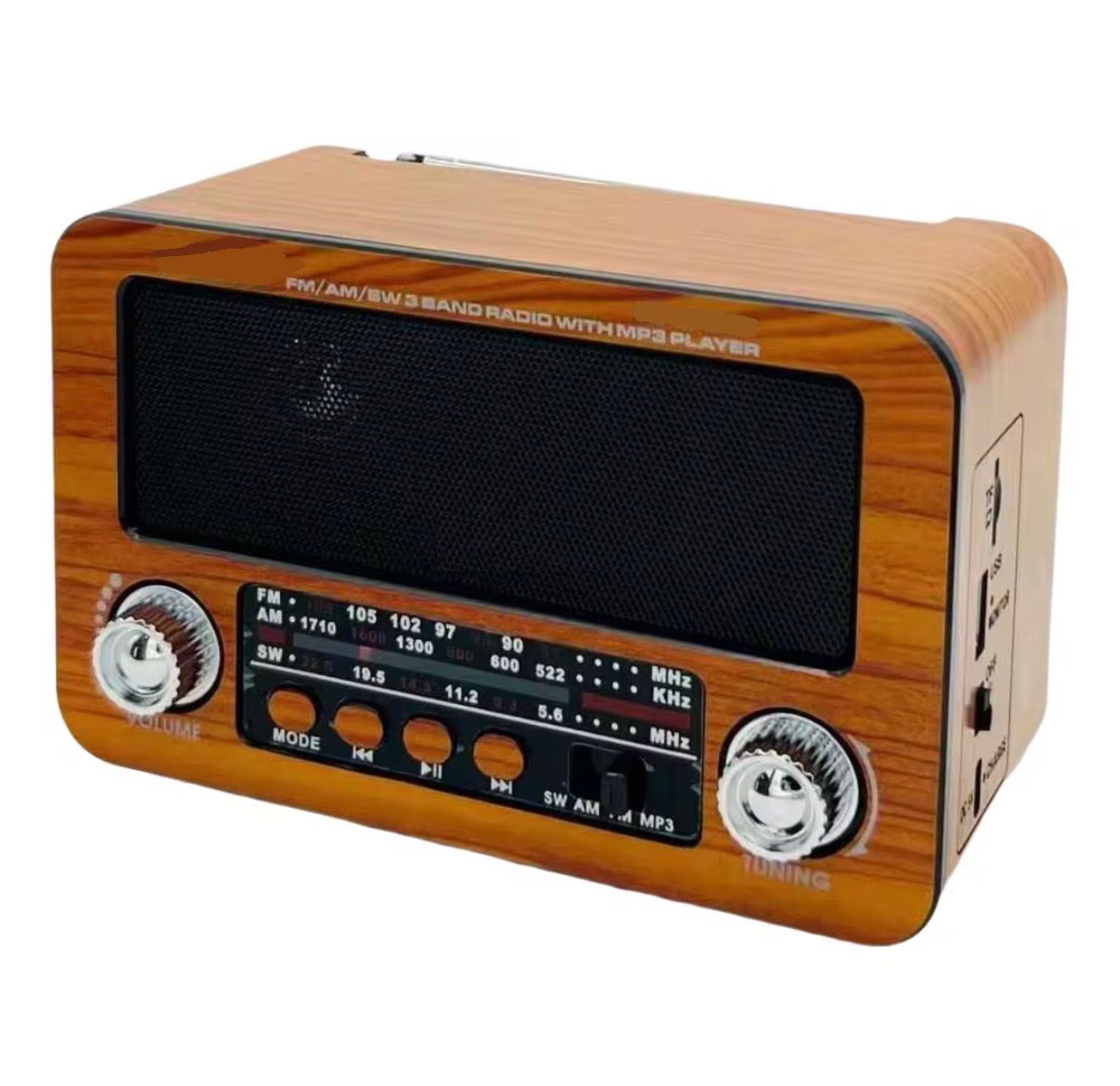 Everton RT-739 Klasik Retro , Solar Enerjili , Fenerli , Nostalji Bluetooth/USB/Sd/ Radyo Mp3 Player Müzik Kutusu
