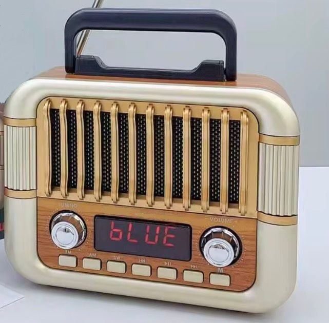 Everton RT-722 Şık Tasarımlı Saatli ,Klasik Retro ,Nostalji Bluetooth/USB/Sd/ Radyo Mp3 Player Müzik Kutusu