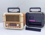 Everton RT-722 Şık Tasarımlı Saatli ,Klasik Retro ,Nostalji Bluetooth/USB/Sd/ Radyo Mp3 Player Müzik Kutusu