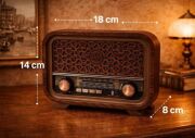 Everton RT-736 Klasik Retro Nostalji Bluetooth/USB/Sd/ Radyo Mp3 Player Müzik Kutusu