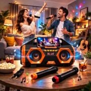 Everton Rt-421 Çift Mikrofonlu Karaoke Büyük Boy Bluetooth Radyo Müzik Çalar