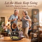 Everton RT-728 Şık Tasarımlı Gramafon Görünümlü Klasik Retro Nostalji Bluetooth/USB/Sd/ Radyo Mp3 Player Müzik Kutusu