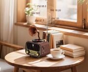 Everton RT-728 Şık Tasarımlı Gramafon Görünümlü Klasik Retro Nostalji Bluetooth/USB/Sd/ Radyo Mp3 Player Müzik Kutusu