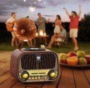 Everton RT-728 Şık Tasarımlı Gramafon Görünümlü Klasik Retro Nostalji Bluetooth/USB/Sd/ Radyo Mp3 Player Müzik Kutusu