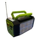 Everton RT-912BT Güneş Panelli Radyolu 3 Ampullü Çok Amaçlı Solar Fener Radyo