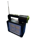 Everton RT-909BT SOLAR FENERLİ Güneş Panelli Radyolu 3 Ampullü Çok Amaçlı Solar Fener