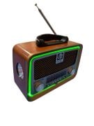 Everton RT-654 Klasik Retro Solar Enerjili , Nostalji Bluetooth/USB/Sd/ Radyo Mp3 Player Müzik Kutusu
