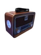 Everton RT-654 Klasik Retro Solar Enerjili , Nostalji Bluetooth/USB/Sd/ Radyo Mp3 Player Müzik Kutusu