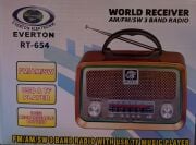 Everton RT-654 Klasik Retro Solar Enerjili , Nostalji Bluetooth/USB/Sd/ Radyo Mp3 Player Müzik Kutusu