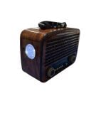 Everton RT-552  Vintage Retro Solar Enerjili Fenerli , Nostalji Bluetooth/USB/Sd/ Radyo Mp3 Player Müzik Kutusu