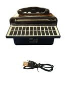 Everton RT-571  Eskitme Retro Solar Enerjili Fenerli , Nostalji Bluetooth/USB/Sd/ Radyo Mp3 Player Müzik Kutusu
