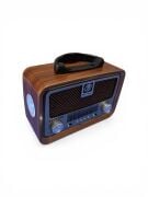 Everton RT-653  Klasik Çok Satan Solar Enerjili Fenerli , Nostalji Bluetooth/USB/Sd/ Radyo Mp3 Player Müzik Kutusu